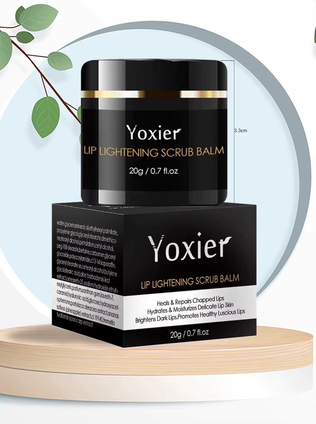Balsamo Esfoliante Anti Fumo per Schiarire le Labbra