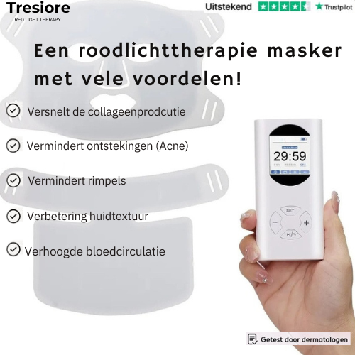 Gezichtsmasker Lichttherapie