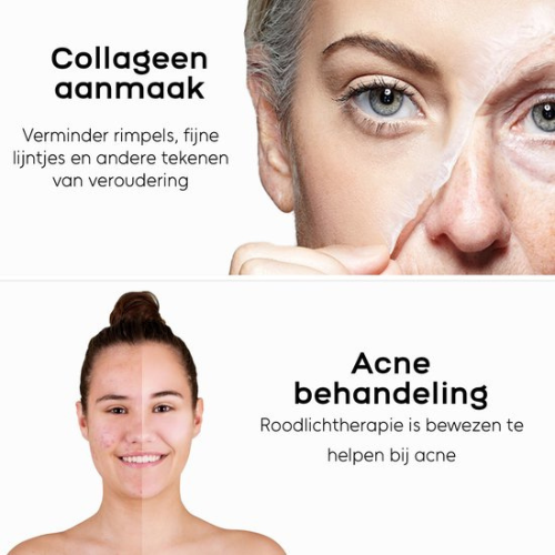 Gezichtsmasker Lichttherapie